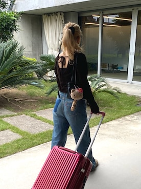 「アイテム（キャミソール）」を使った、秋本すずかさん（レディース・155cm）の秋コーディネート