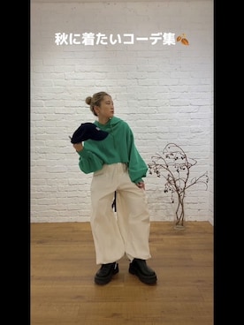 秋本すずかさん（レディース・155cm）の秋コーディネート