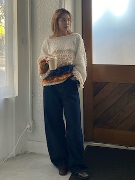 秋本すずかさん(レディース・155cm)の冬コーディネート