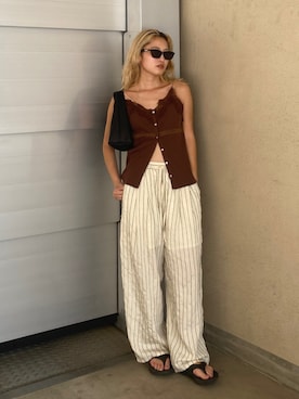 秋本すずかさん（レディース・155cm）の夏コーディネート