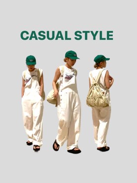 秋本すずかさん(レディース・155cm)の夏コーディネート