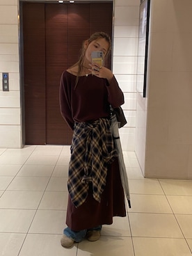 「Ungrid（アングリッド）のアイテム（ワンピース/ドレス）」を使った、秋本すずかさん（レディース・155cm）の秋コーディネート