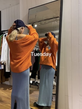 秋本すずかさん（レディース・155cm）の秋コーディネート