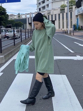 秋本すずかさん（レディース・155cm）の秋コーディネート