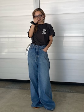 秋本すずかさん（レディース・155cm）の夏コーディネート