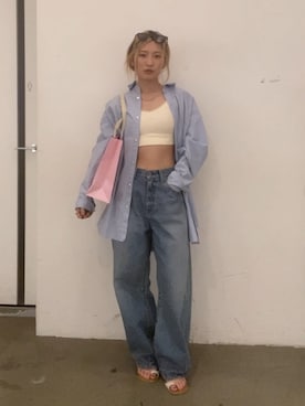 秋本すずかさん（レディース・155cm）の春コーディネート