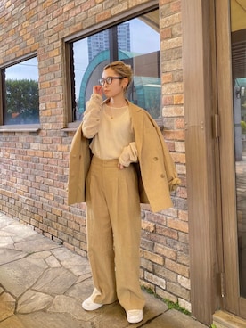 秋本すずかさん（レディース・155cm）の春コーディネート