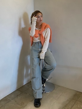 秋本すずかさん（レディース・155cm）の秋コーディネート