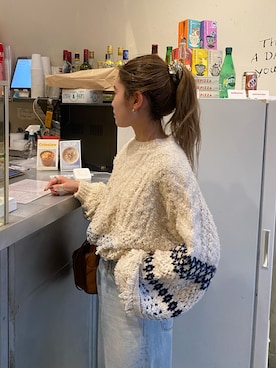 秋本すずかさん（レディース・155cm）の冬コーディネート