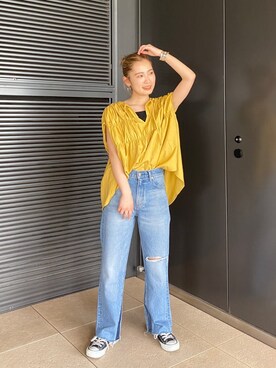 秋本すずかさん（レディース・155cm）の夏コーディネート