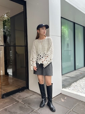 秋本すずかさん（レディース・155cm）の夏コーディネート