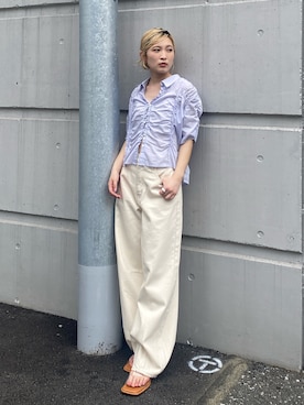 秋本すずかさん(レディース・155cm)の春コーディネート