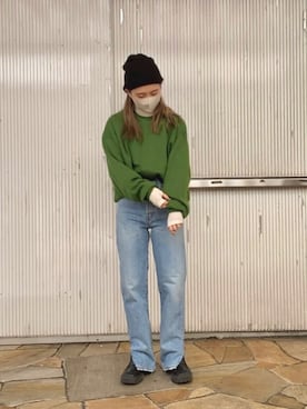 秋本すずかさん（レディース・155cm）の冬コーディネート