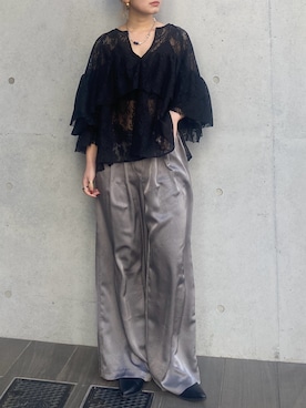 秋本すずかさん(レディース・155cm)の冬コーディネート