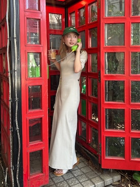 秋本すずかさん(レディース・155cm)の夏コーディネート