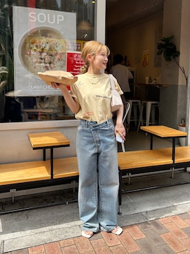 秋本すずかさん（レディース・155cm）の春コーディネート