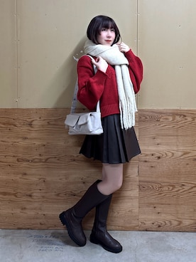 りりさん(レディース・156cm)の冬コーディネート