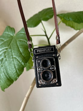 「BIRTHDAY BAR（バースデイバー）の【KENKO TOKINA】 トイカメラ PIENI FLEX M（カメラ/カメラグッズ、ブラック系）」を使った、azukodaさん（レディース・161cm）の夏コーディネート