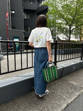「スヌーピー」｜azukodaさん（レディース・161cm）の春コーディネート