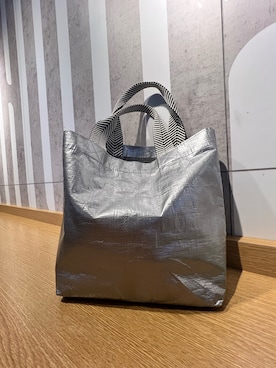 「アイテム（バッグ、ブルー系）」を使った、azukodaさん（レディース・161cm）の夏コーディネート