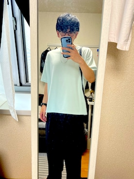 「shiki tokyo（シキトウキョウ）のアイテム（アクセサリー）」を使った、ka4yyさん（メンズ・172cm）の夏コーディネート