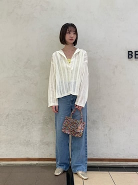 「BEAUTY&YOUTH UNITED ARROWS（ビューティーアンドユースユナイテッドアローズ）のアイテム（パンプス）」を使った、菅谷（sugaya）さん（レディース・164cm）の春コーディネート