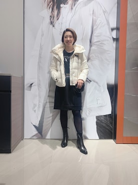 「ARMANI EXCHANGE（アルマーニエクスチェンジ）のアイテム（ブルゾン）」を使った、TTmmさん（レディース・163cm）の秋コーディネート