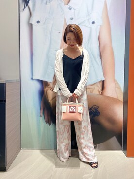 「armaniexchange」｜「アイテム（キャミソール）」を使った、TTmmさん（レディース・163cm）の夏コーディネート