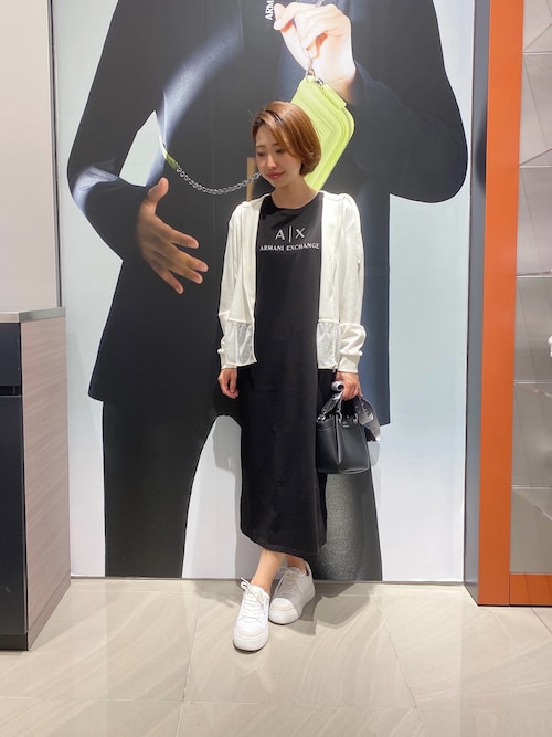 Armani Exchange ハンドバッグ BOXロゴバックル ミニハンドバッグ | Armani Exchange