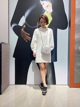 「ARMANI EXCHANGE（アルマーニエクスチェンジ）のアイテム」を使った、TTmmさん（レディース・163cm）の春コーディネート