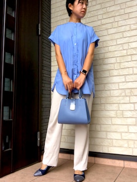 「オペークドットクリップ」｜やま家さん（レディース・152cm）の秋コーディネート