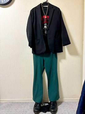 「stefanorossi（ステファノロッシ）のアイテム」を使った、ebiyuuさん（メンズ・160cm）の冬コーディネート
