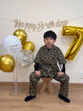 「アイテム（トップス）」を使った、yuuyu...さん（キッズ・120cm）の秋コーディネート