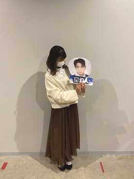 「アイテム（バレエシューズ）」を使った、Kaeさん（レディース・156cm）の冬コーディネート