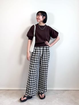 市川（ichikawa）さん（レディース・158cm）の春コーディネート