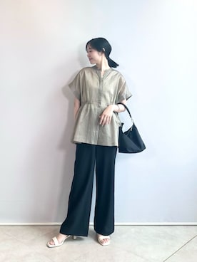 市川(ichikawa)さん(レディース・158cm)の夏コーディネート