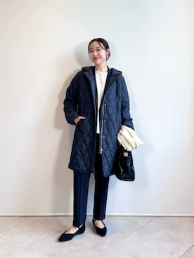 市川（ichikawa）さん（レディース・158cm）の冬コーディネート