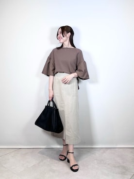 「ブルべ夏」｜市川（ichikawa）さん（レディース・158cm）の春コーディネート