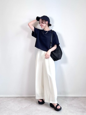 市川(ichikawa)さん(レディース・158cm)の夏コーディネート