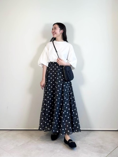 DT MaxMara ★ ダッシェス素材 フレアスカート REALE グリーン 01_001.jpg