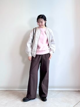 市川（ichikawa）さん（レディース・158cm）の冬コーディネート