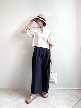 「パーソナルカラー_SUMMER」｜市川（ichikawa）さん（レディース・158cm）の夏コーディネート