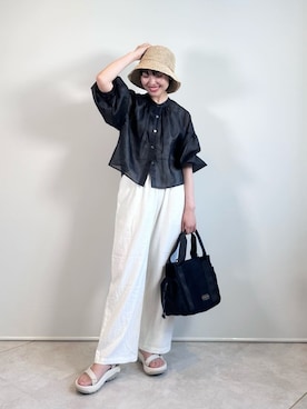 市川(ichikawa)さん(レディース・158cm)の春コーディネート