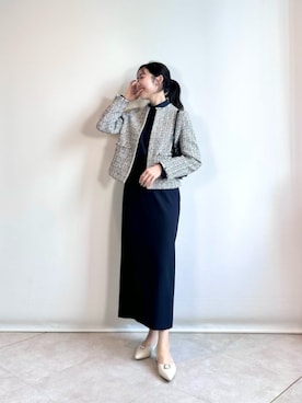 市川(ichikawa)さん(レディース・158cm)の冬コーディネート