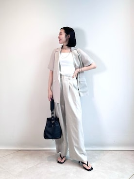 市川(ichikawa)さん(レディース・158cm)の夏コーディネート