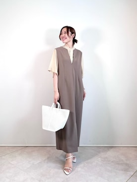 「ビジネス」｜「アイテム（ワンピース/ドレス）」を使った、市川（ichikawa）さん（レディース・158cm）の夏コーディネート