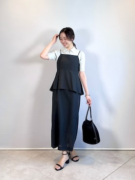 「気温25度から29度」｜市川（ichikawa）さん（レディース・158cm）の夏コーディネート