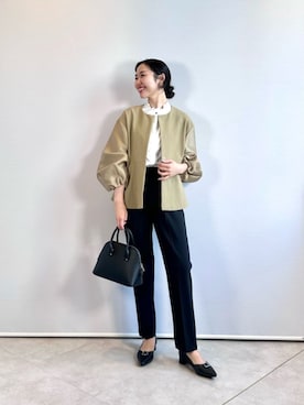 市川（ichikawa）さん（レディース・158cm）の冬コーディネート