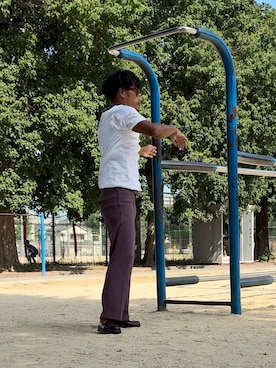 「アイテム（パンツ）」を使った、デビさん（メンズ・169cm・40代）の秋コーディネート