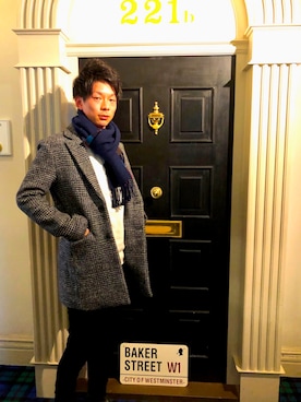 「H&M（エイチ・アンド・エム）のアイテム（ジャケット/アウター）」を使った、AOさん（メンズ・171cm・20代）の冬コーディネート